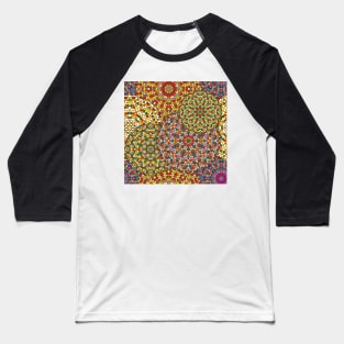 Mandala floral pattern Baseball T-Shirt